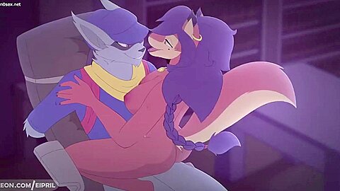 Naughty Furry Beauty Seduces A Robber Porn Cartoon