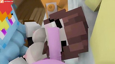 Porn Cartoon Group Sex In Minecraft