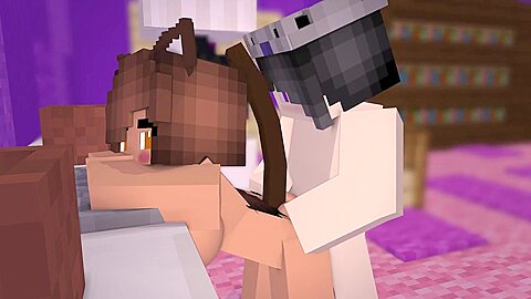 Pov 3d Kitty Sucks Sweet Minecraft Juice