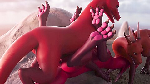Red Dragons Fuck In 3d Cartoon Orgy