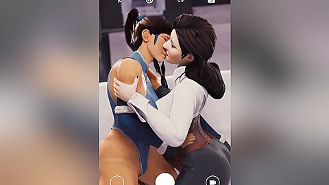 Young 3d Lesbians Play With Their Wet Pussies